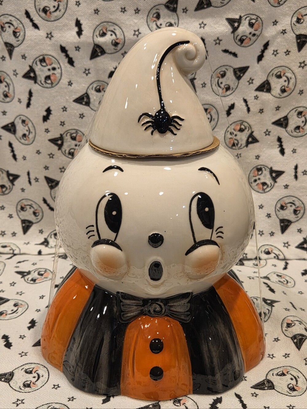 Johanna Parker Halloween Gus Ghost Kooky Spooky Figural Cookie Jar 2026  - NEW!